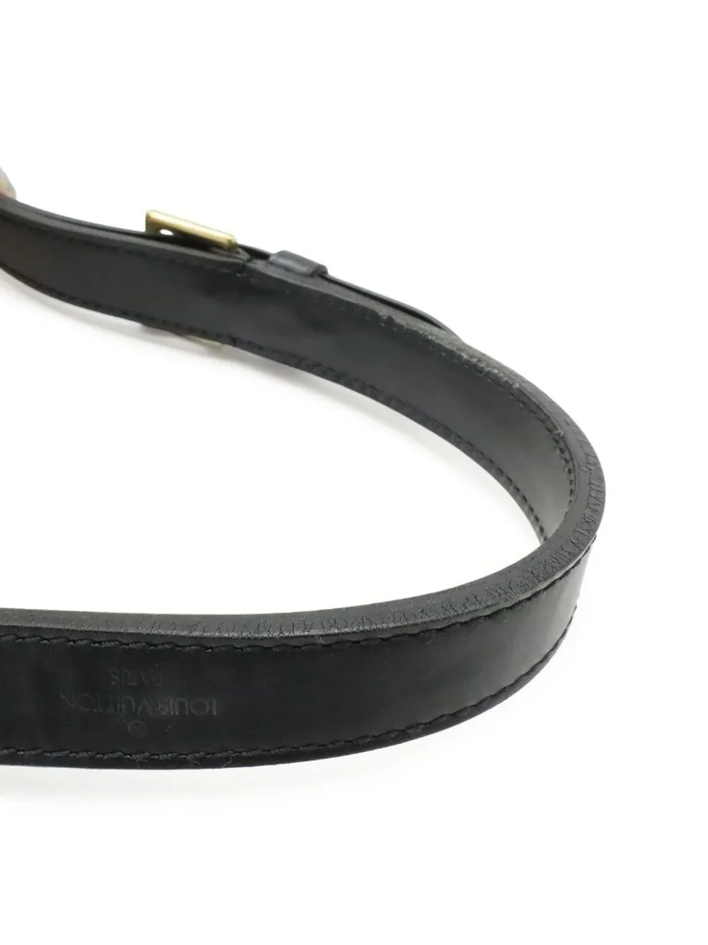 Louis Vuitton Epi Noe Shoulder Bag Drawstring Noir Black Gold